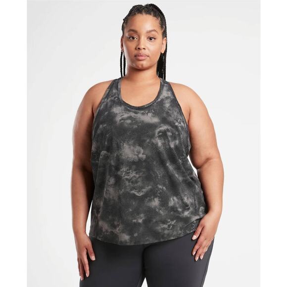 NWT Athleta Ultimate Train Printed Tank - 1X - Nebula Black - 1X - Picture 1 of 4